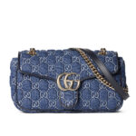 Gucci GG Marmont Small Shoulder Bag 443497 Blue